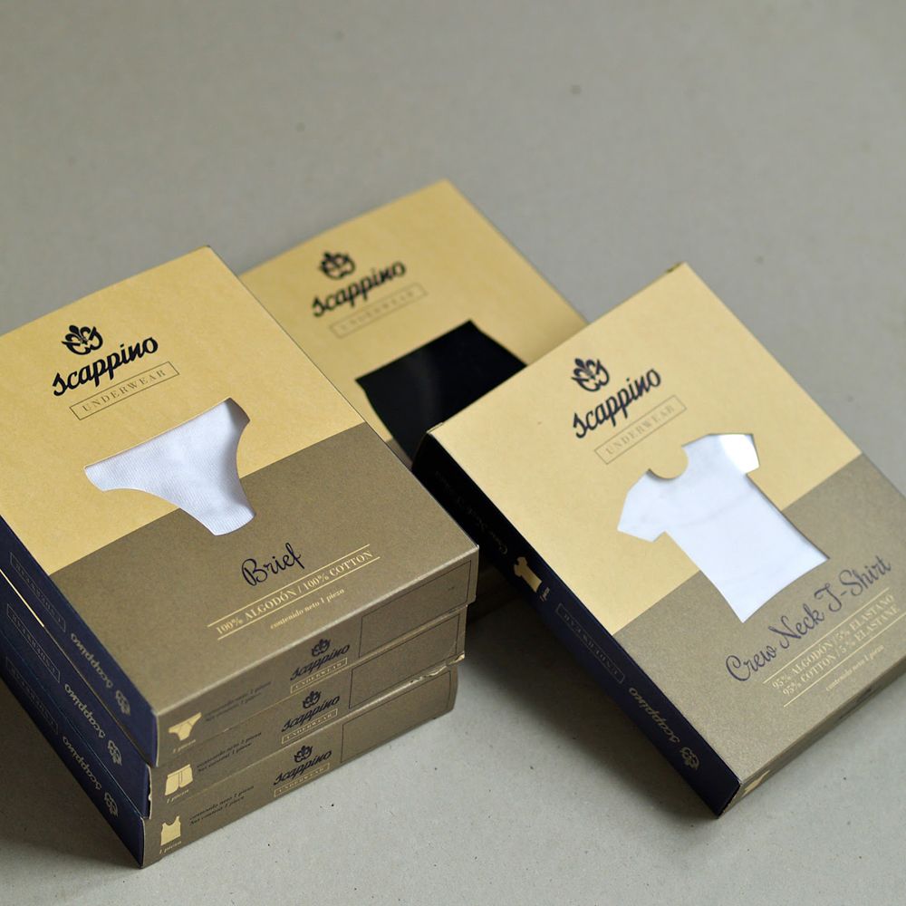 Коробки из картона для нижнего белья в типографии