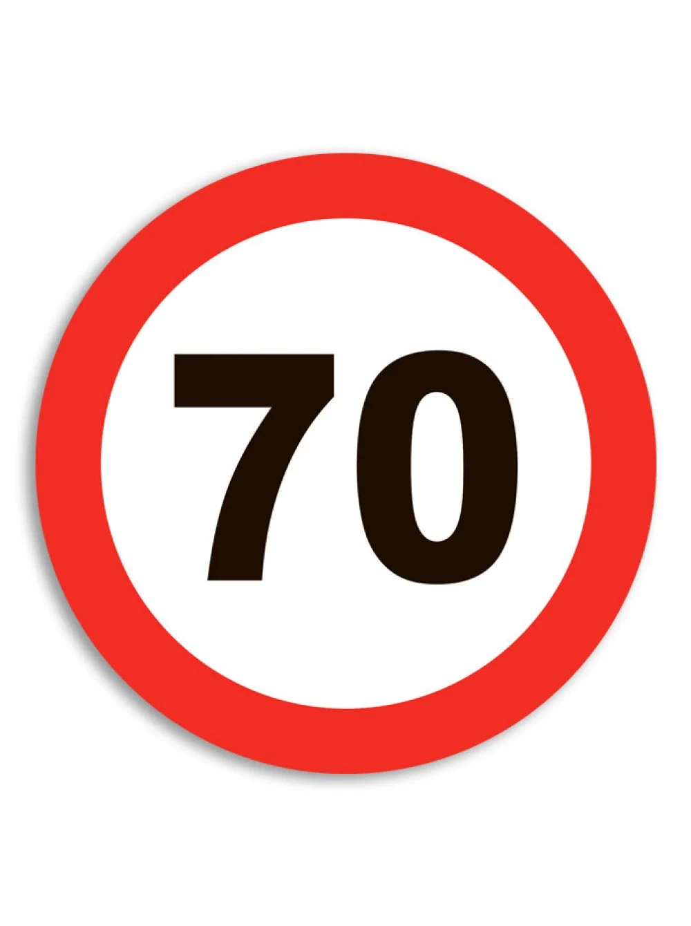 Печать наклеек знак 70 на авто онлайн