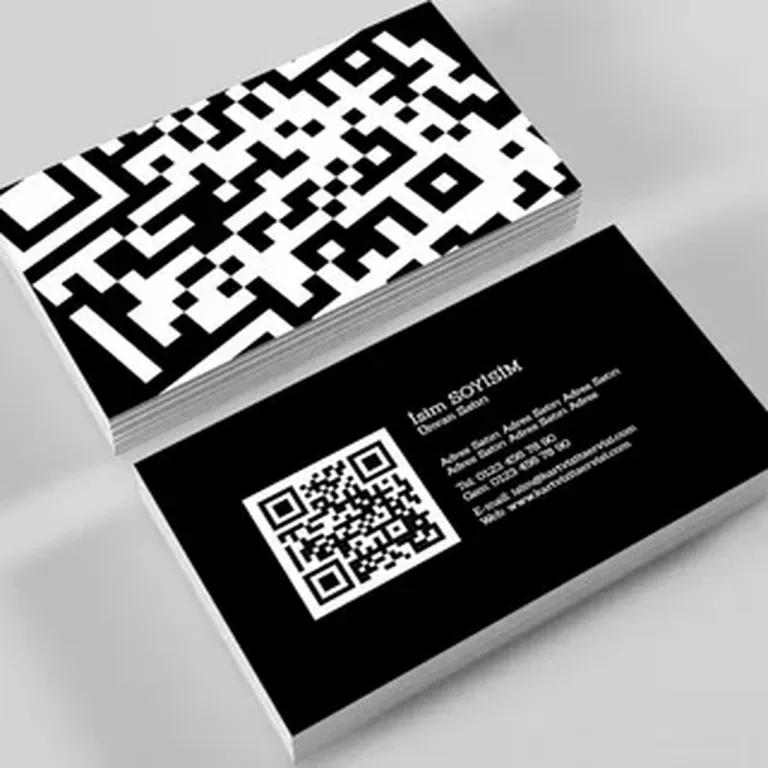 Изготовление визиток с QR кодом недорого