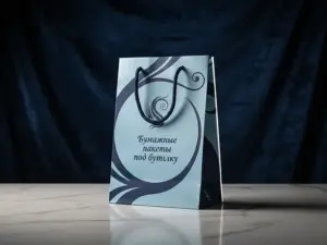 Бумажные пакеты под бутылку в Москве
