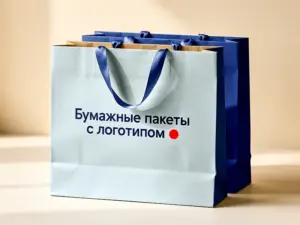 Бумажные пакеты с логотипом в Москве