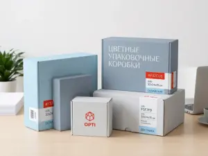 Цветные упаковочные коробки в Москве