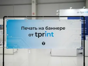 Интерьерная печать на баннере в Москве