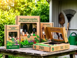 Картонные коробки для садового инструмента в Москве