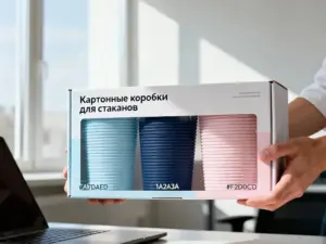 Картонные коробки для стаканов в Москве