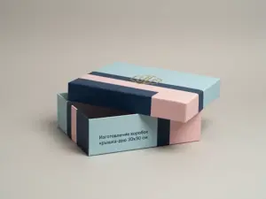 Изготовление коробок крышка-дно 30x30 см в Москве
