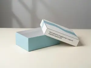 Изготовление подарочных складных коробок крышка-дно в Москве