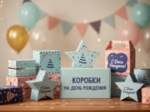 Коробки на день рождения в Москве