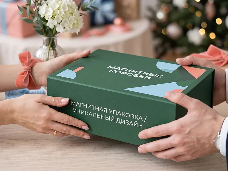 Коробки на магните на заказ