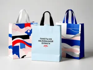 Пакеты из мелованной бумаги в Москве