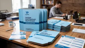Папки картонные вырубные в Москве