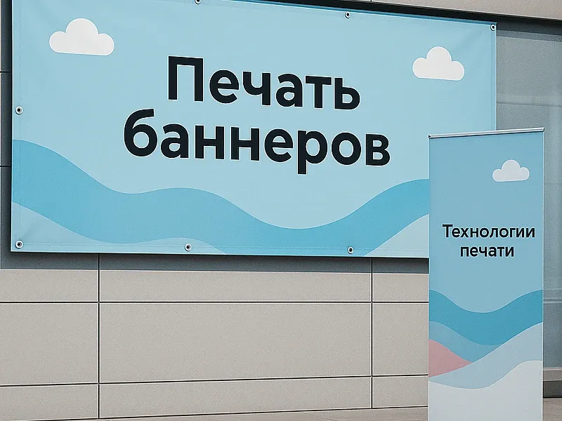 Печать баннеров дешево