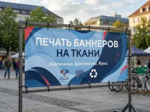 Печать баннеров на ткани в Москве