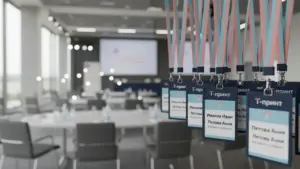 Печать бумажных бейджей в Москве
