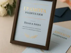Печать грамот и дипломов родителям в Москве