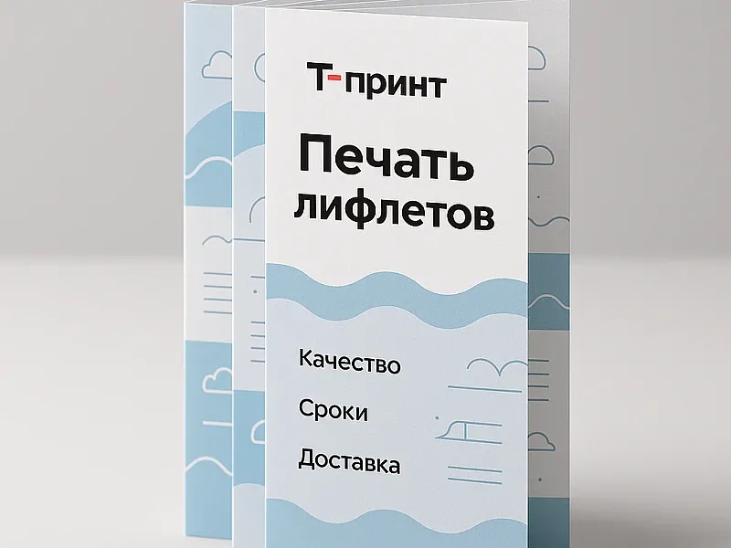 Печать лифлетов недорого
