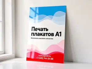 Печать плакатов А1 в Москве