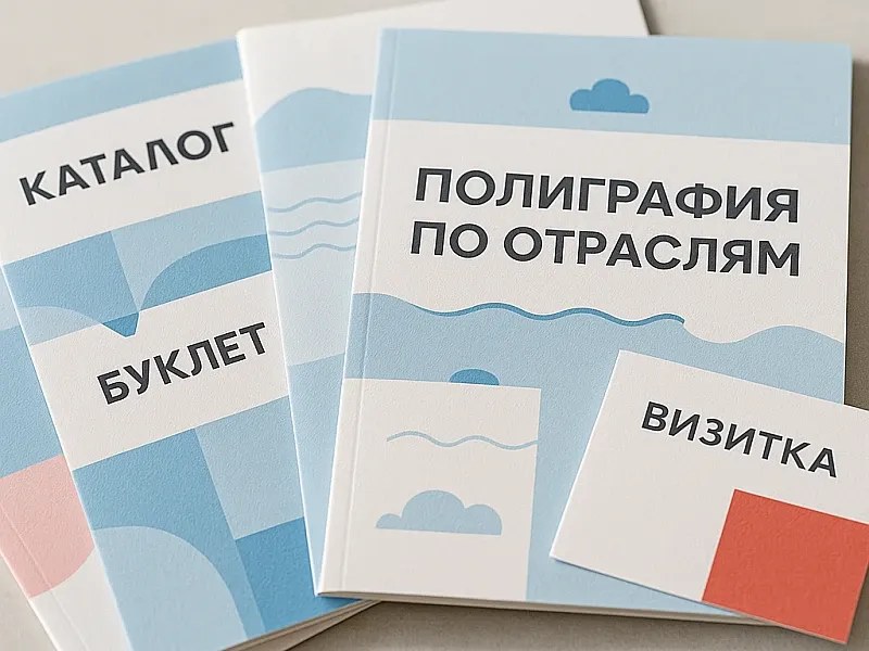 Полиграфия по отраслям на заказ