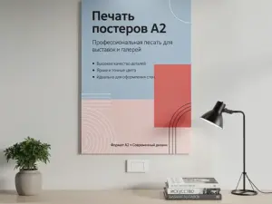 Печать постеров А2 в Москве