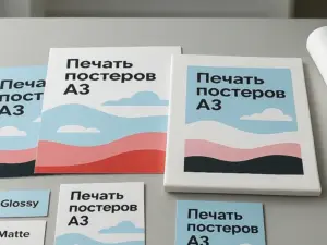 Печать постеров А3 в Москве