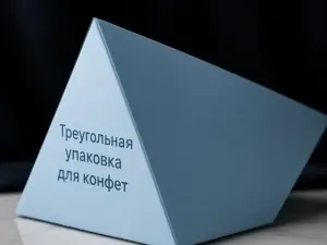 Треугольная упаковка для конфет в Москве