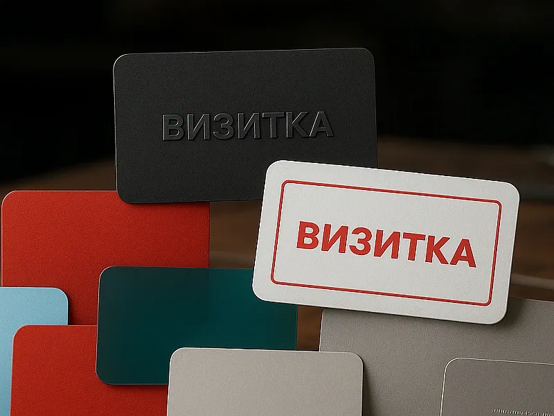 заказать Виды визиток