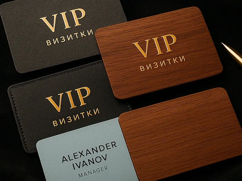 VIP визитки недорого