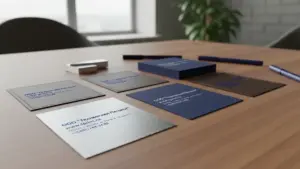 Визитки на дизайнерской бумаге в Москве