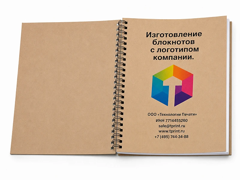 Изготовление блокнотов с логотипом компании дешево